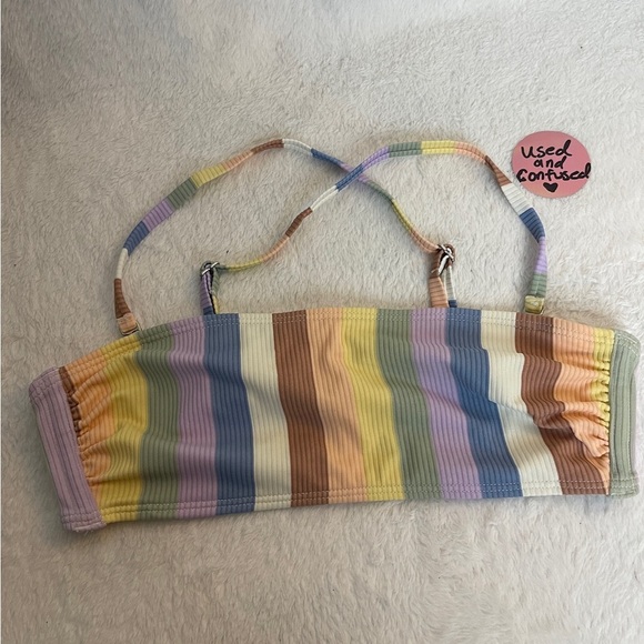 Xhilaration Multicolor Striped Kids Bikini - Picture 5 of 8